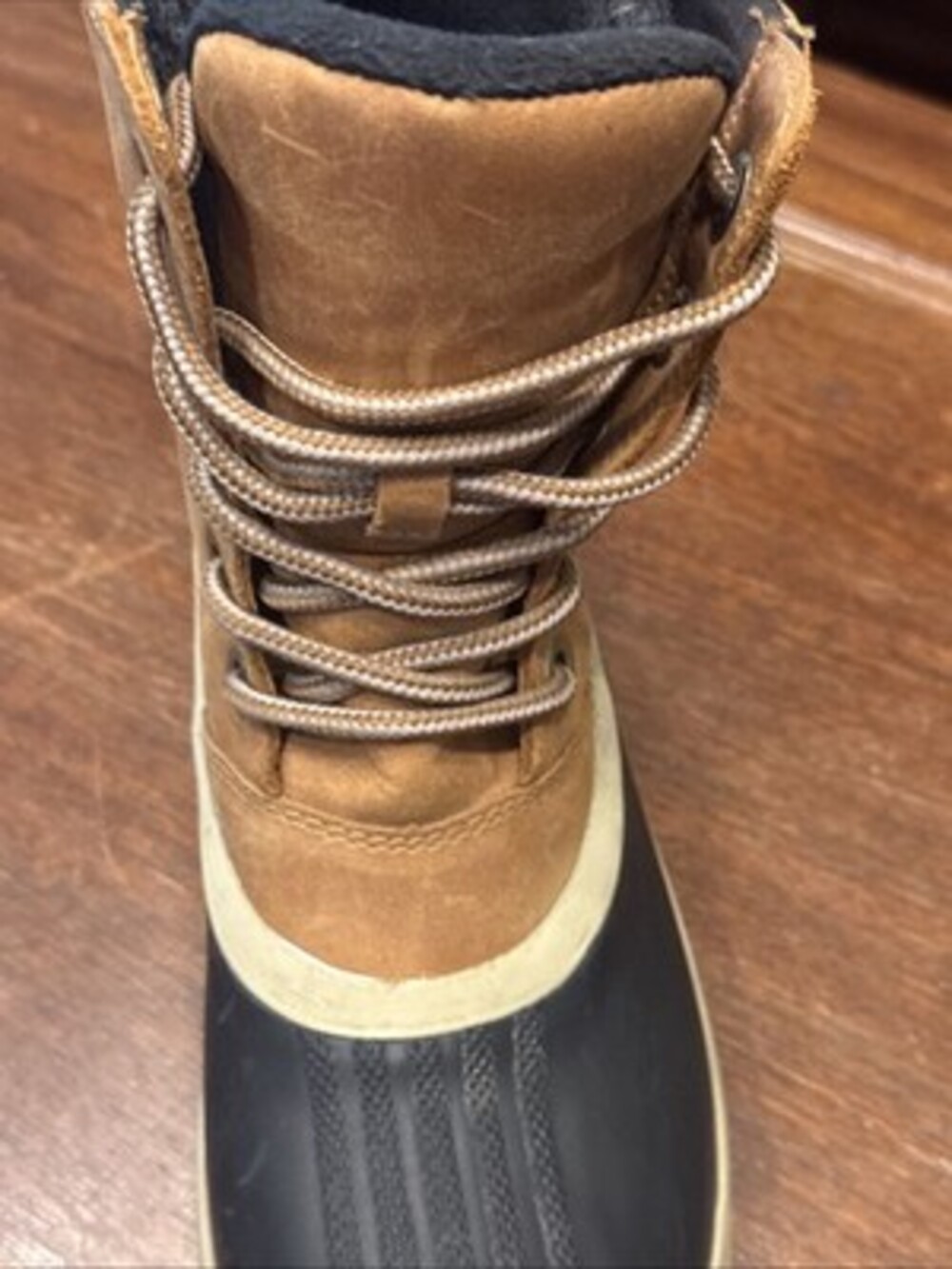 Sorel Slim Pack III Lace Leather Boots Women’s Size 8 Khaki - Picture 9 of 15
